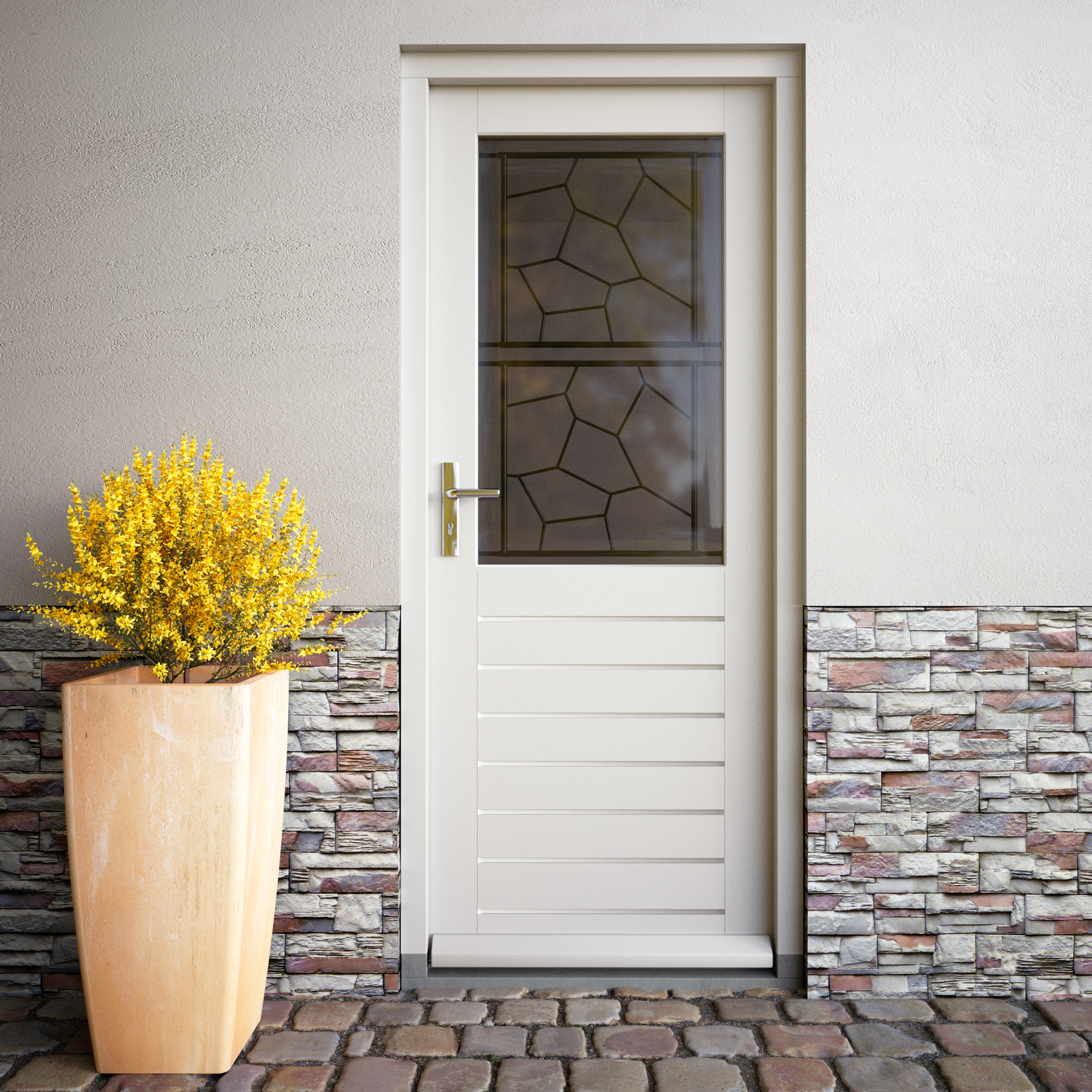 SecuBar Siertralie Deco 1 - Op het kozijn - Blackline