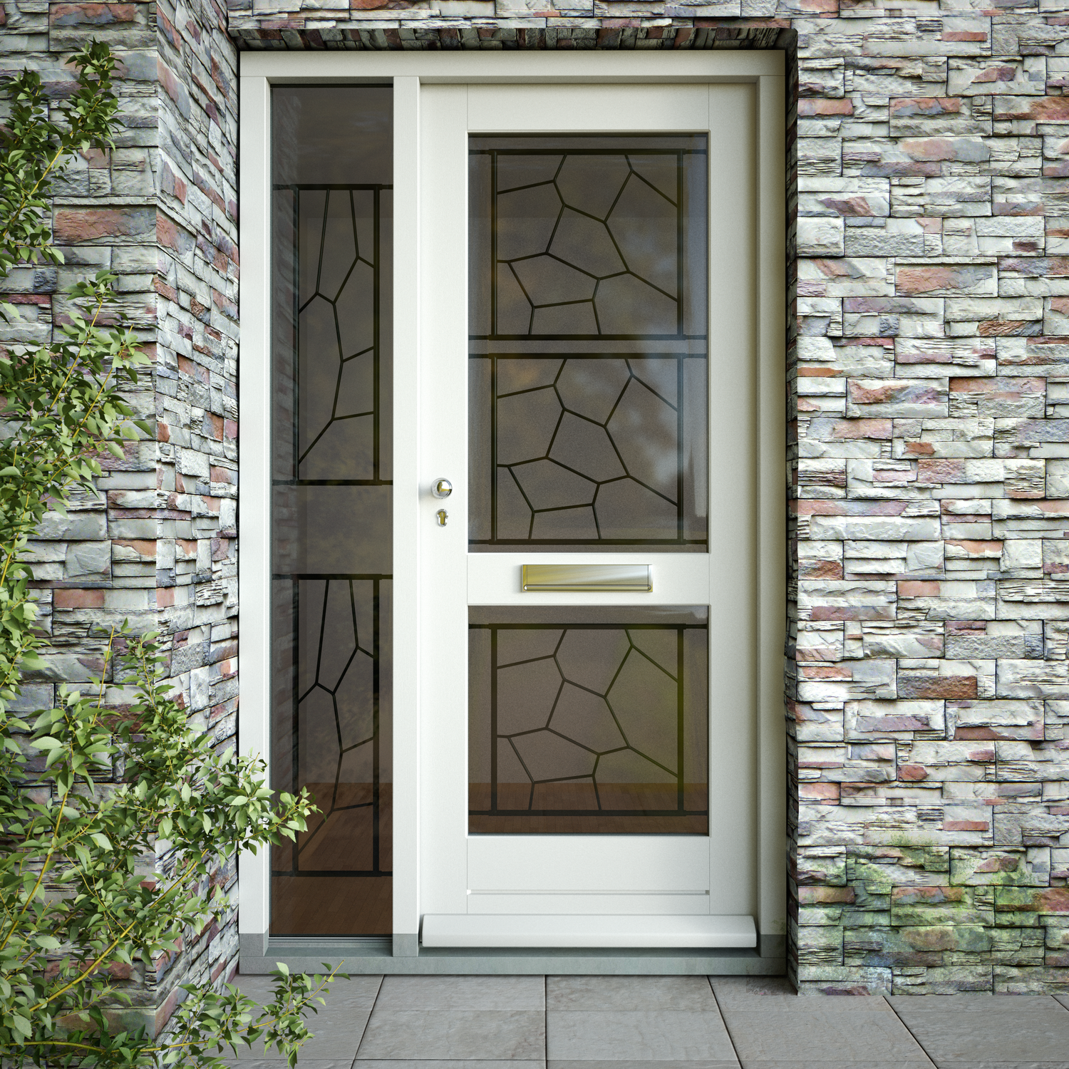 SecuBar Siertralie Deco 2 - Op het kozijn