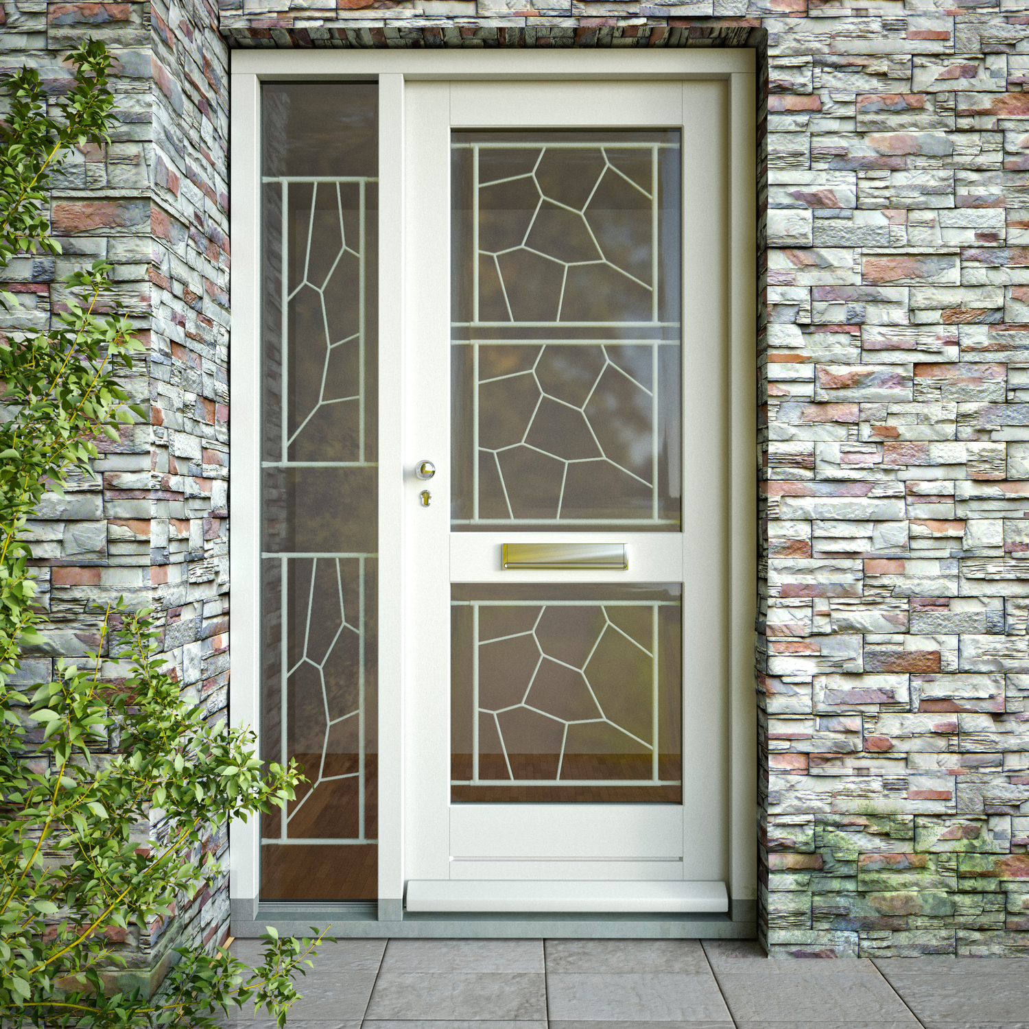 SecuBar Siertralie Deco 1 - Op het kozijn