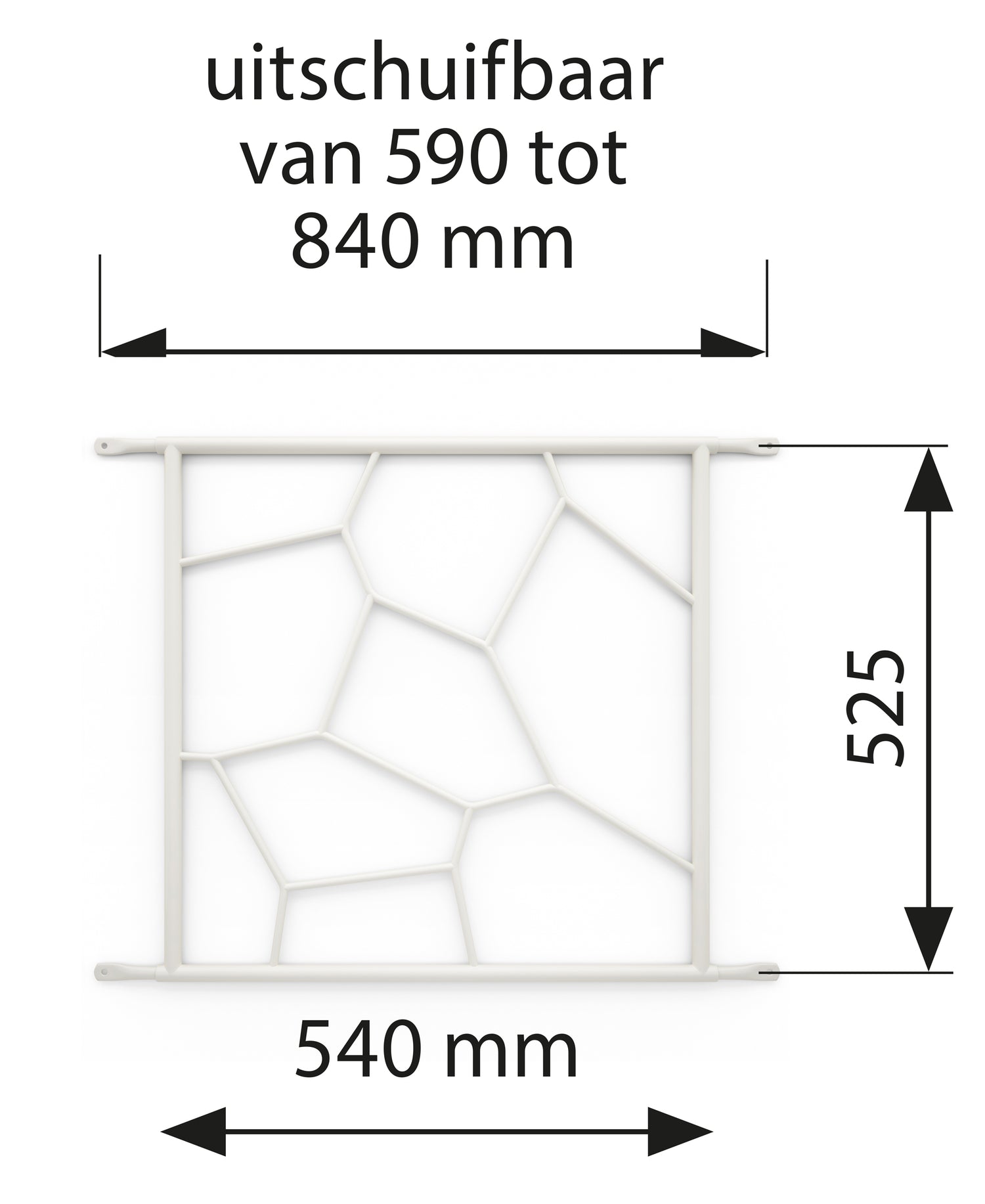 SecuBar Siertralie Deco 1 - Op het kozijn