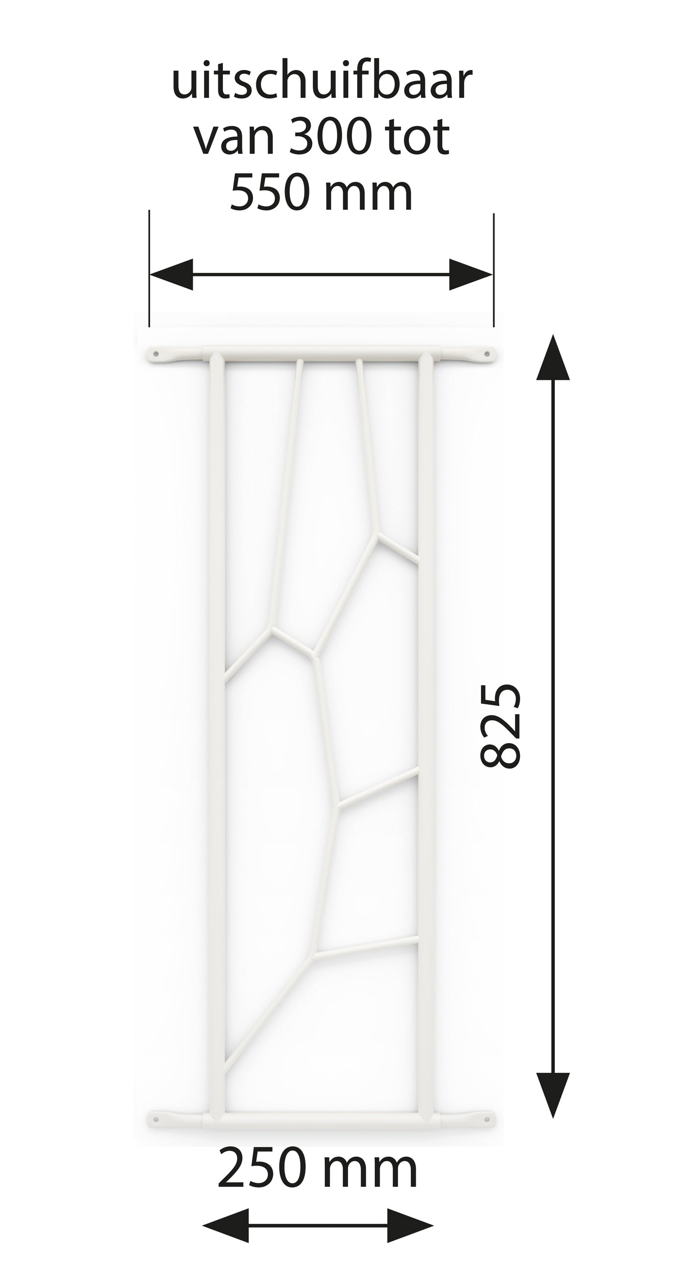 SecuBar Siertralie Deco 2 - Op het kozijn