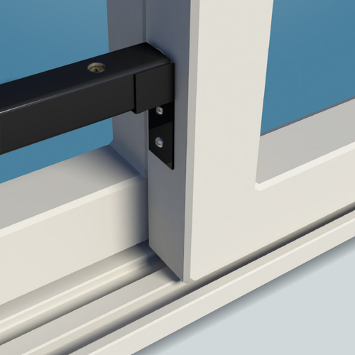 SecuBar Schuifpui - Positioneerhouder t.b.v. Basic Schuifpui en Schuifraam beveiliging