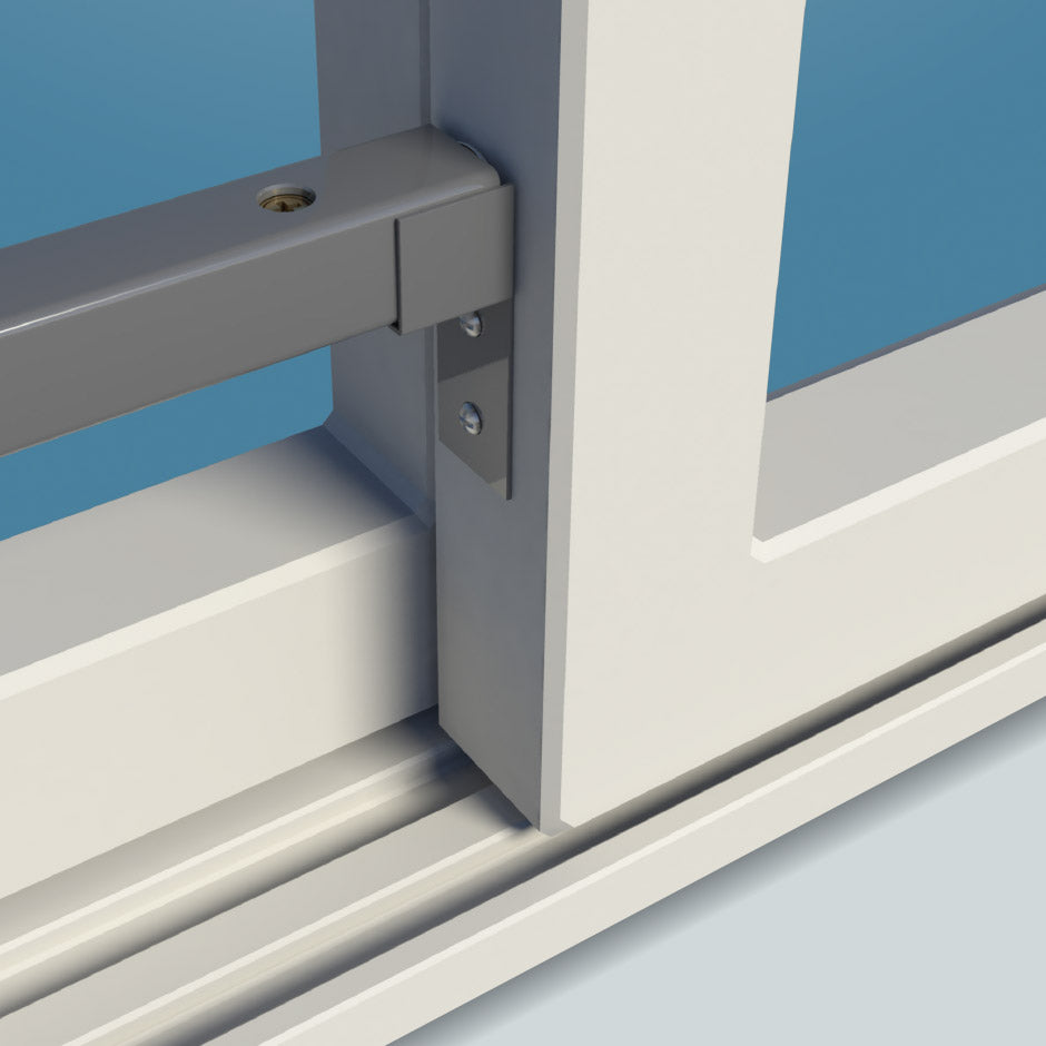 SecuBar Schuifpui - Positioneerhouder t.b.v. Basic Schuifpui en Schuifraam beveiliging