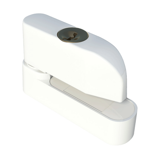 SecuMax Afsluitbare Raamgrendel 832 - incl. slot en sleutel