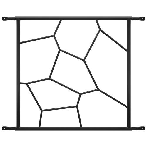 SecuBar Siertralie Deco 1 - Op het kozijn - Blackline