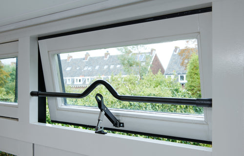 SecuBar Barrierestang Twist Combi - Set - In het kozijn - Blackline