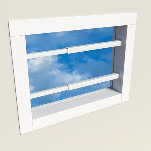 SecuBar Barrierestang Duo - In het kozijn